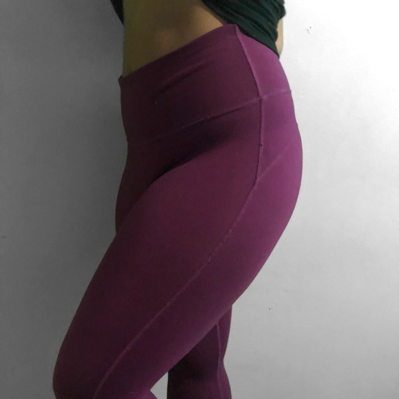 Purple Fitness High Waisted Leggings - Picture 3 of 10